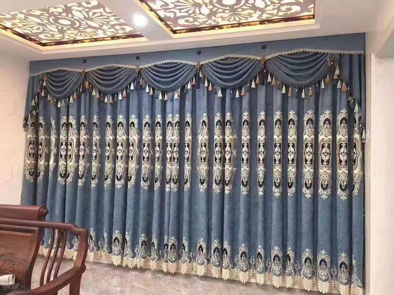 布艺窗帘图片